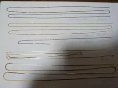 シルバー・ゴールドチェーンセット 100cm 106cm 83cm 24.5cm