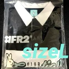 # FR2 月桃　ラガーシャツ　ブラック　Lサイズ 【ほぼ新品】 FR2 月桃 ラガーシャツ ブラック Lサイズ 【ほぼ新品】（ラガー