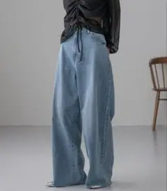ローリーズファーム アマオリワイドデニムパンツ