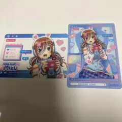 五等分の花嫁 クリアカード 配信者なりきり 三玖 2枚セット