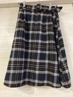 アースミュージックアンドエコロジー♡チェックスカート