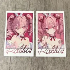 rurudo rurudot Dinerくじ ラビ フォト風カード