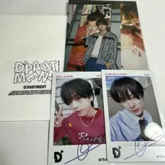 D'PARTMENT TAKI タキ購入特典写真&ランダムチェキ　&team