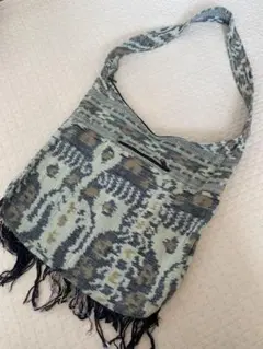 Blue Bamboo ショルダーバッグ綿100