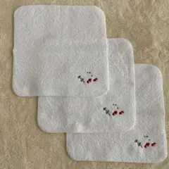 ミニタオル 3枚セット 刺繍デザイン金魚
