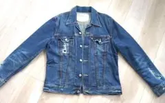 EDWIN XV ジャケット ダメージ デニム Lサイズ