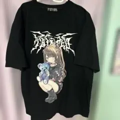 ゆいみす　トラバストーキョー　 Tシャツ　地雷系　ブラック　黒フリーサイズ