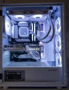 RTX4060／i5-10400／簡易水冷クーラー搭載　ホワイトゲーミングPC