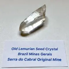 オールド レムリアン シード クリスタル クォーツ 水晶 カブラル 初期 ❻