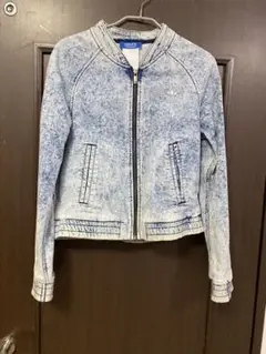 adidas デニム風 ジャケット