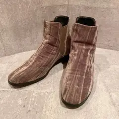 【美品】ショートブーツ ブーツ 23.5センチ