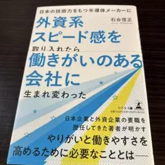 日本の技術力をもつ半導体メーカーに外資系スピード感を取り入れたら働きがいのある…
