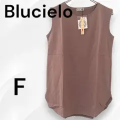 【新品未使用】 ブルチェーロ 【F】 ダークピンク ノースリーブ カットソー