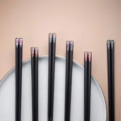 お箸 寿司箸 来客用 合金 滑り止め 寿司箸 刺身箸 料亭用箸 24cm