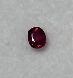 天然石★ルビールース　紅玉　オーバル　約0.28ct　ハンドメイドに
