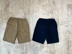 ジュニア　ユニクロ　ハーフパンツ　まとめ売り2点セット