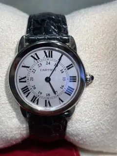 ☆良品【CARTIER】カルティエ ロンドソロ クォーツ レディース