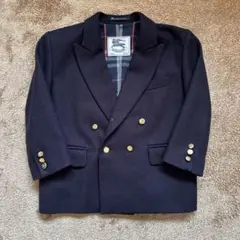 バーバリー●紺色ブレザー 5.6歳用
