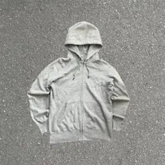 OLD UNIQLO archive zip hoodie グレー パーカーM
