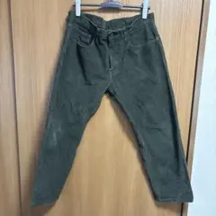 Levi's 502 コーデュロイ　オリーブグリーン W34