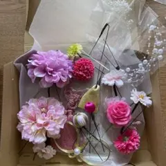 髪飾り　ヘアアクセサリー　和装振袖成人式結婚式
