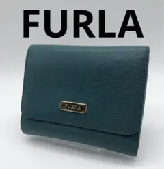 FURLA フルラ 折り財布 お洒落 ライトグリーン レディース 小物 ブランド