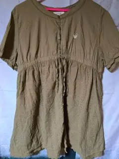 【大きいサイズ】ドラックストアーズ　半袖　チュニック　L