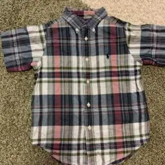 ラルフローレン 半袖シャツ チェックシャツ　110