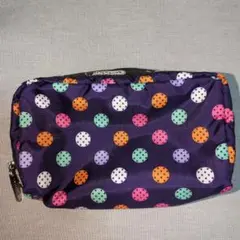《美品》LeSportsac ドット柄ポーチ