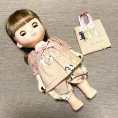 メルちゃんソランちゃんパジャマ　ねこさん　♪318