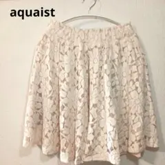 新品タグ付き　aquaist 花柄 レース ピンク系 Msize