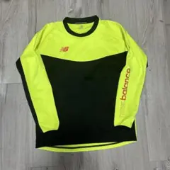 new balance 長袖ピステ イエロー/ブラック　160cm