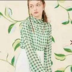 ポピー　poppy トップス　ギンガムたチェック