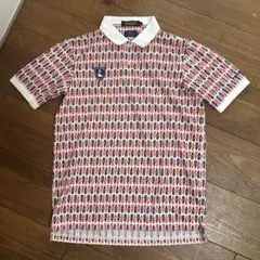 美品　ルコック ポロシャツ　Lサイズ　総柄