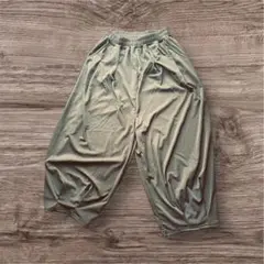 サルエルパンツ ブラウン