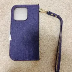 ❤️ラスト１点❤️ iPhone14プロケース　手帳型　パープル