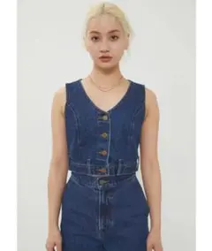 lagua gem VELA DENIM VEST デニムベスト