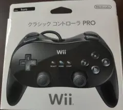 Wii クラシック コントローラ PRO 黒