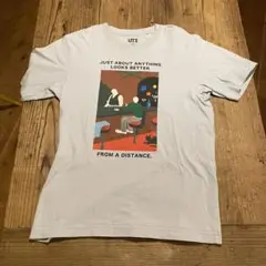 村上春樹 コラボ ユニクロ ピンボール UT Tシャツ Sライトブルー
