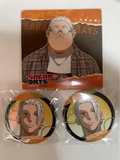 サカモトデイズ　缶バッジ　コースター　坂本太郎