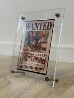 ONE PIECE エース　手配書　ブロマイド　麦わらストア　アクリルスタンド