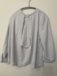 LES MUES ライトグレー ブラウス M