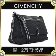 【全額返金保証・送料無料】ジバンシーのショルダーバッグ・正規品・美品・ロゴ総柄