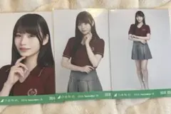 乃木坂46 生写真 岡本姫奈 ポロニット 3種 コンプ
