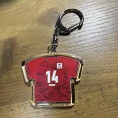 新品）石川祐希 バレーボール 日本代表 全日本 赤ユニフォームキーホルダー