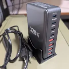 急速充電器 Type-C Type-A GaN 320W YMX-320W
