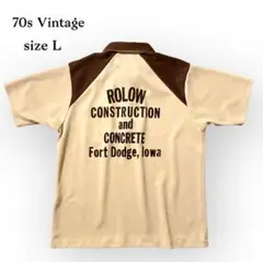 70s BONNER SPGS KS USA Vintage 半袖 ハーフボタン