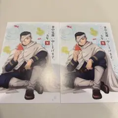 金カムゴールデンカムイ尾形百之助　ポストカードアニメイト