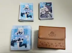 ホロライブ　白上フブキ活動4周年記念カードケース&バカタレ共2周年記念ポーチ ホロライブ 白上フブキ活動4周年記念カードケース&バカタレ共2