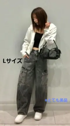 バレルレッグジーンズ Lサイズ